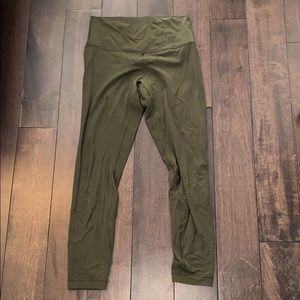 Lulu lemon forest green align leggings size 8